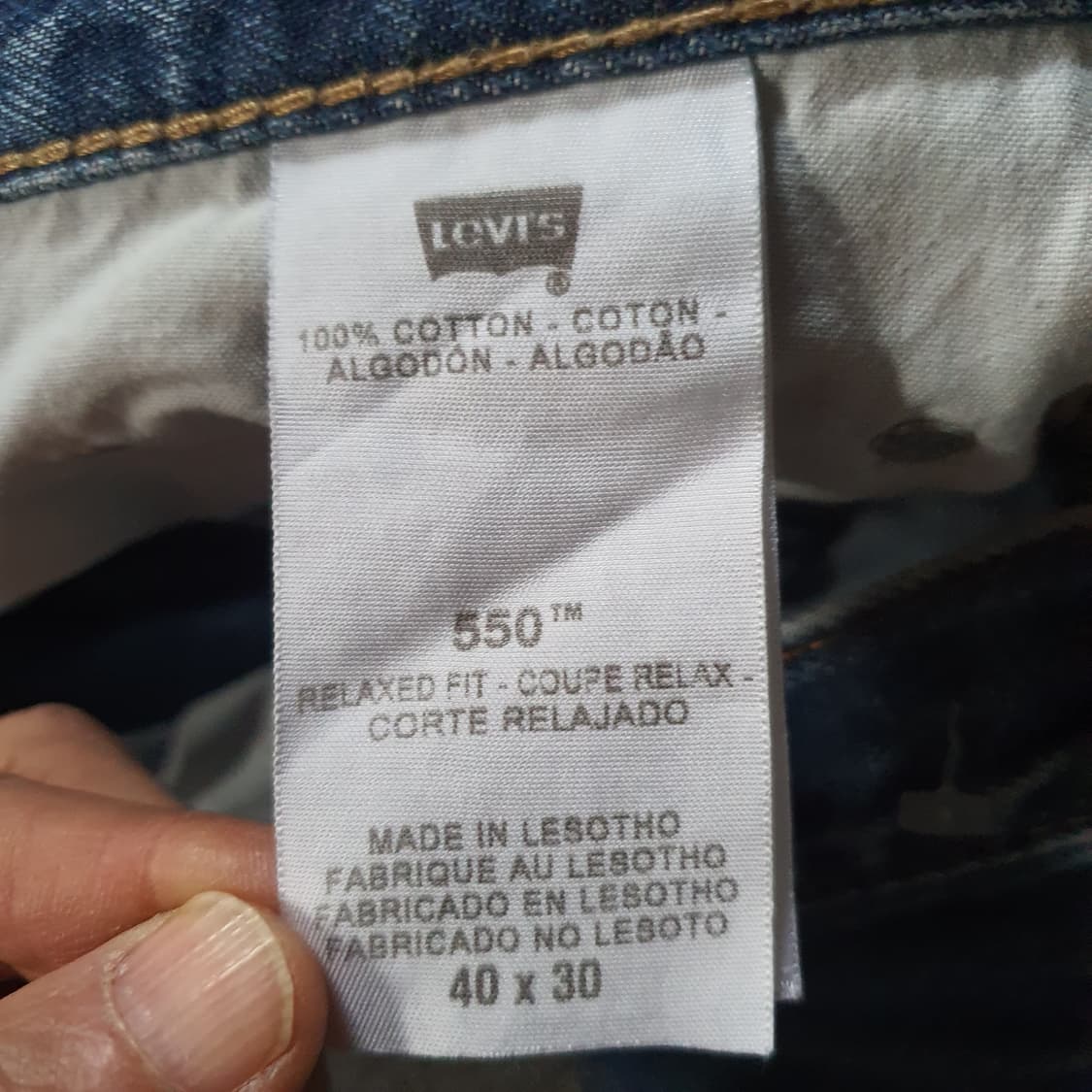 리바이스 550 빈티지  데님 No.19 상품이미지5