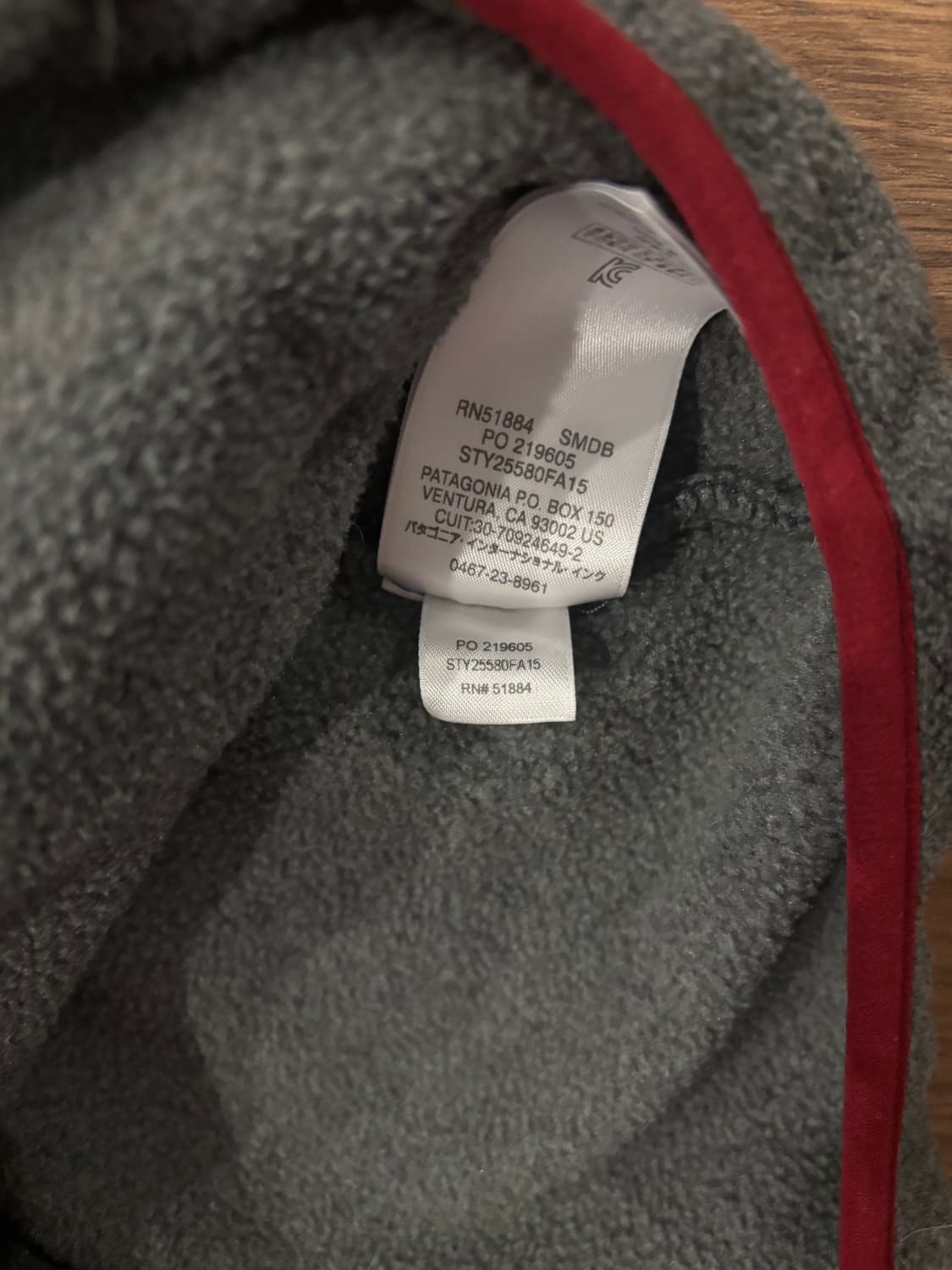 파타고니아 신칠라 투톤 네이비 그레이 M사이즈 상품이미지6