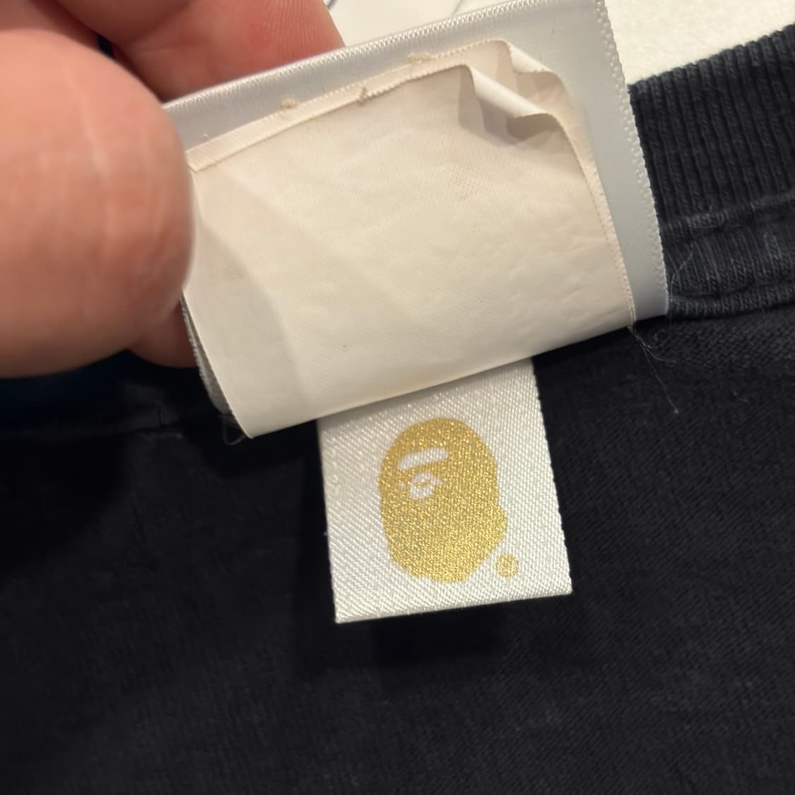 [L] BAPE 베이프 닌자 블랙 반팔 티셔츠 D863 상품이미지7