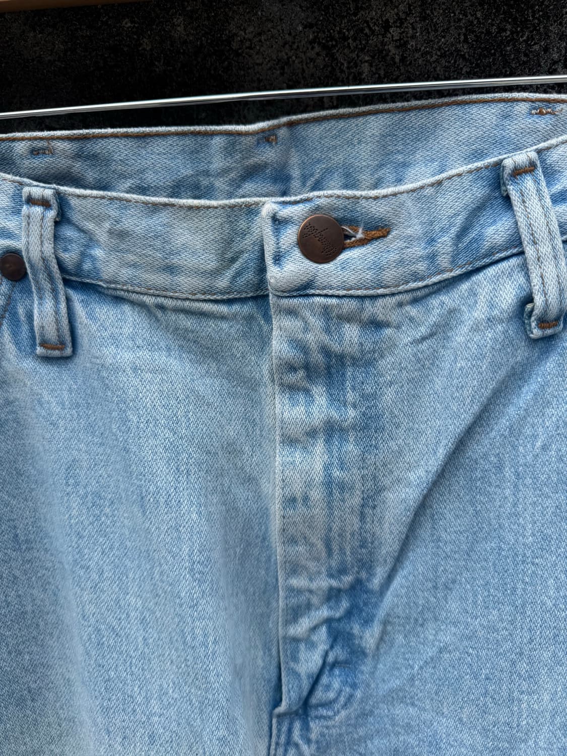 00s 랭글러 빈티지 13mwzgh 연청 카우보이컷 데님 팬츠 35 상품이미지5
