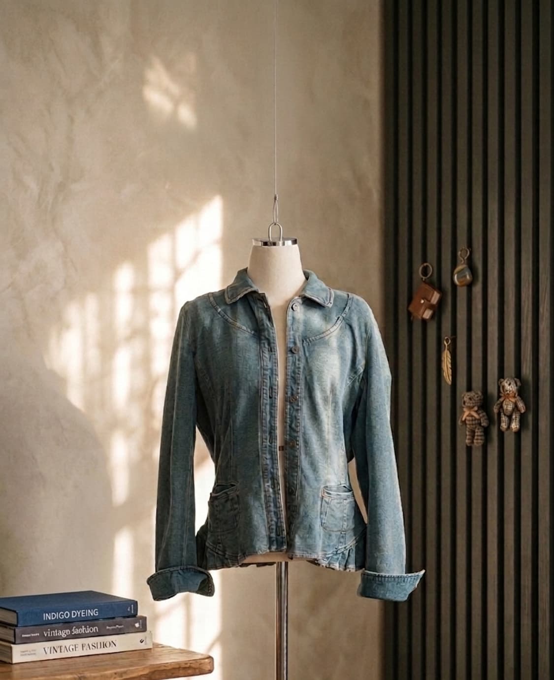 페미닌한 프릴 디테일 데님 자켓 (M사이즈) 상품이미지1