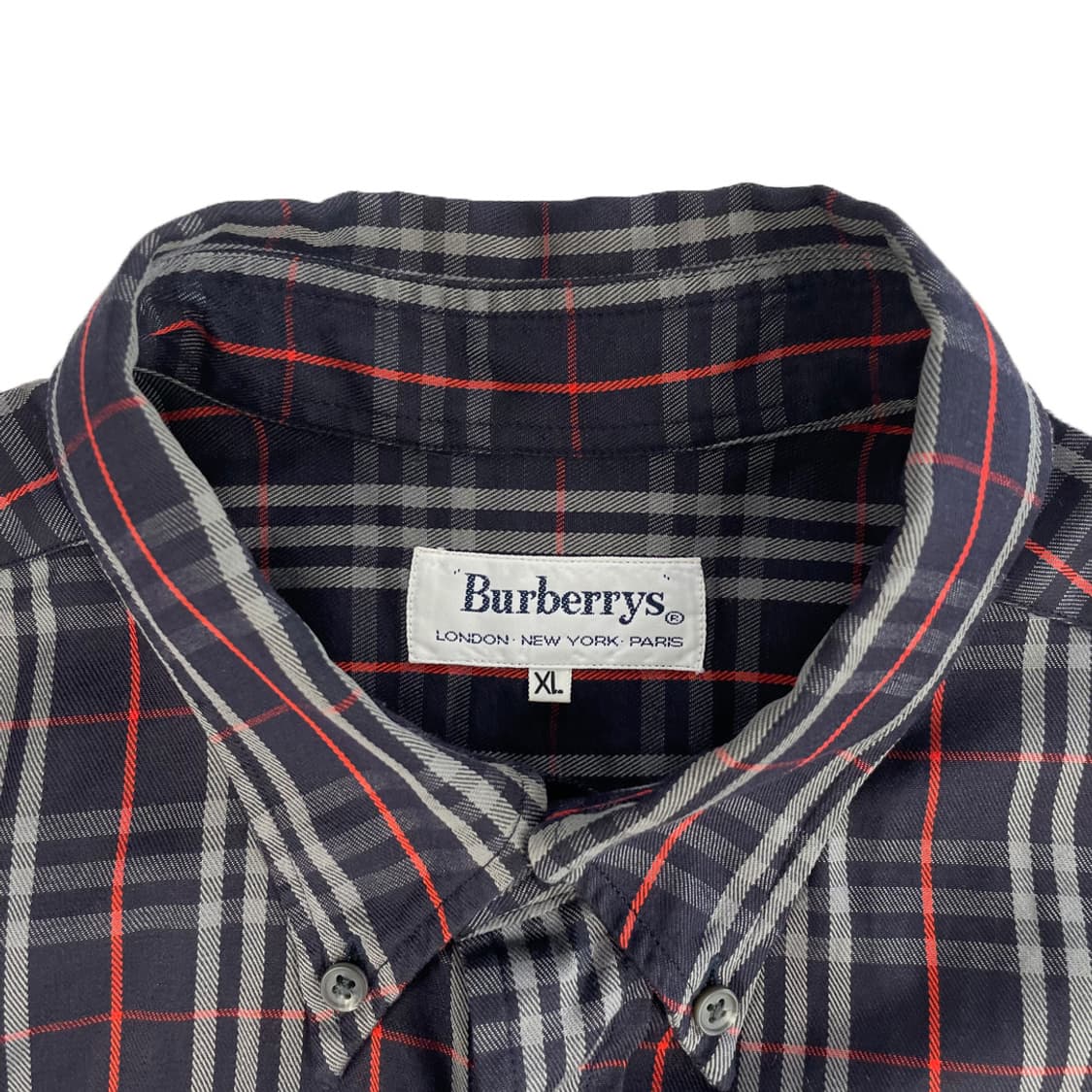 (XL) 버버리 노바체크 긴팔셔츠 네이비 상품이미지4
