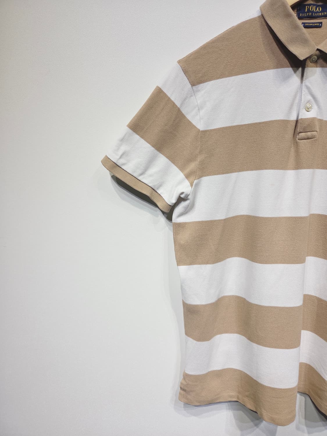 폴로 랄프로렌 스트라이프 반팔 카라티_L 상품이미지3