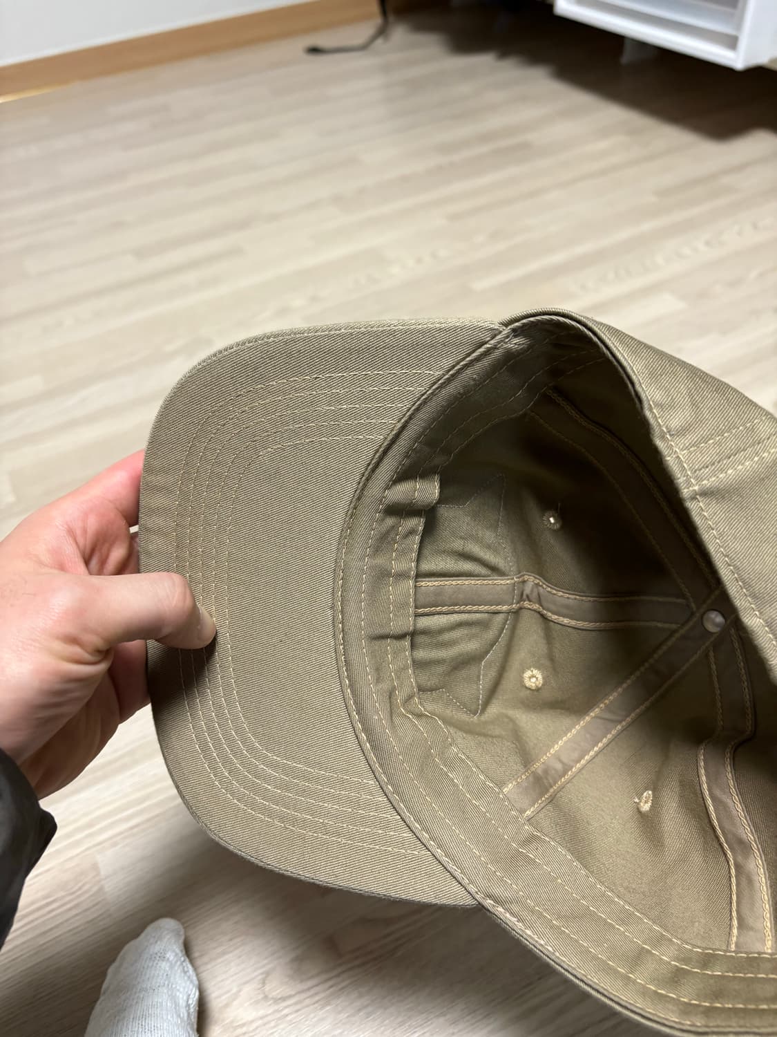 리얼맥코이 베이지 볼캡 상품이미지2