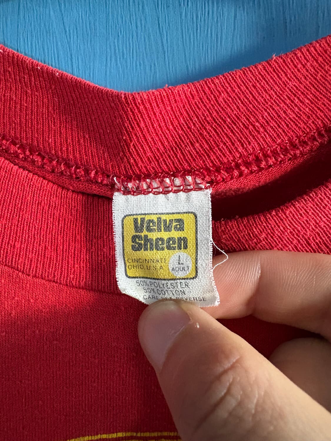 80’s Velva Sheen USMC Single stich T 상품이미지5
