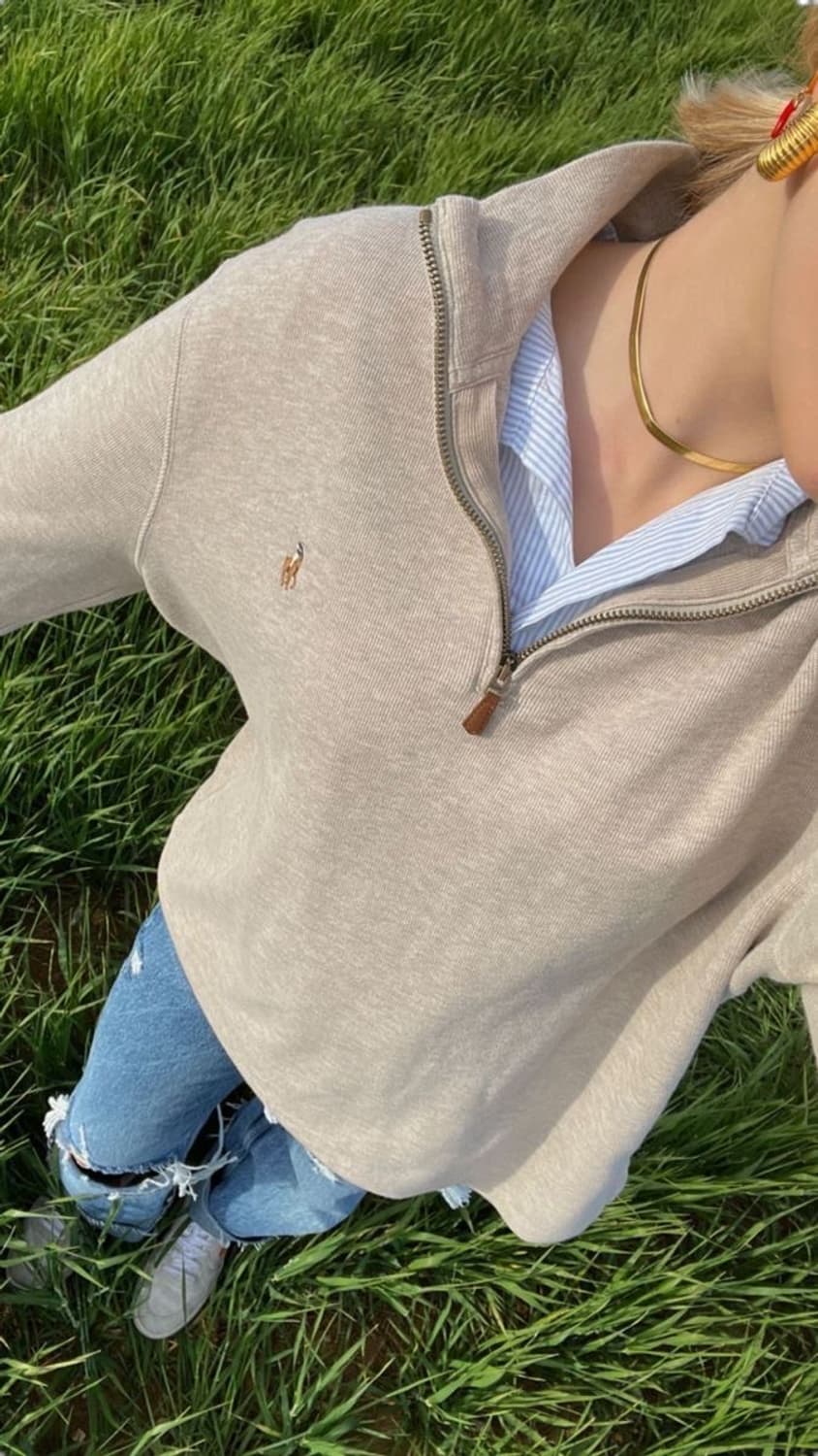 폴로 랄프로렌 에스테이트 쿼터집 하프집업 S 상품이미지1