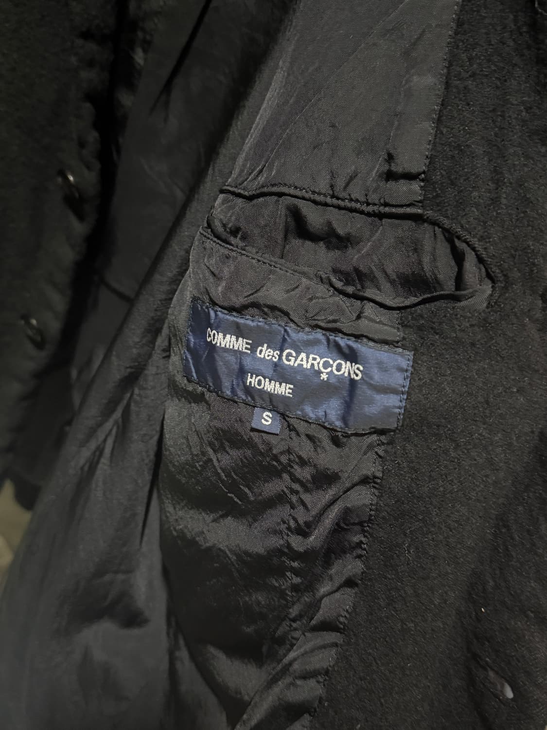 [S] 꼼데가르송 옴므 축융 자켓  상품이미지3