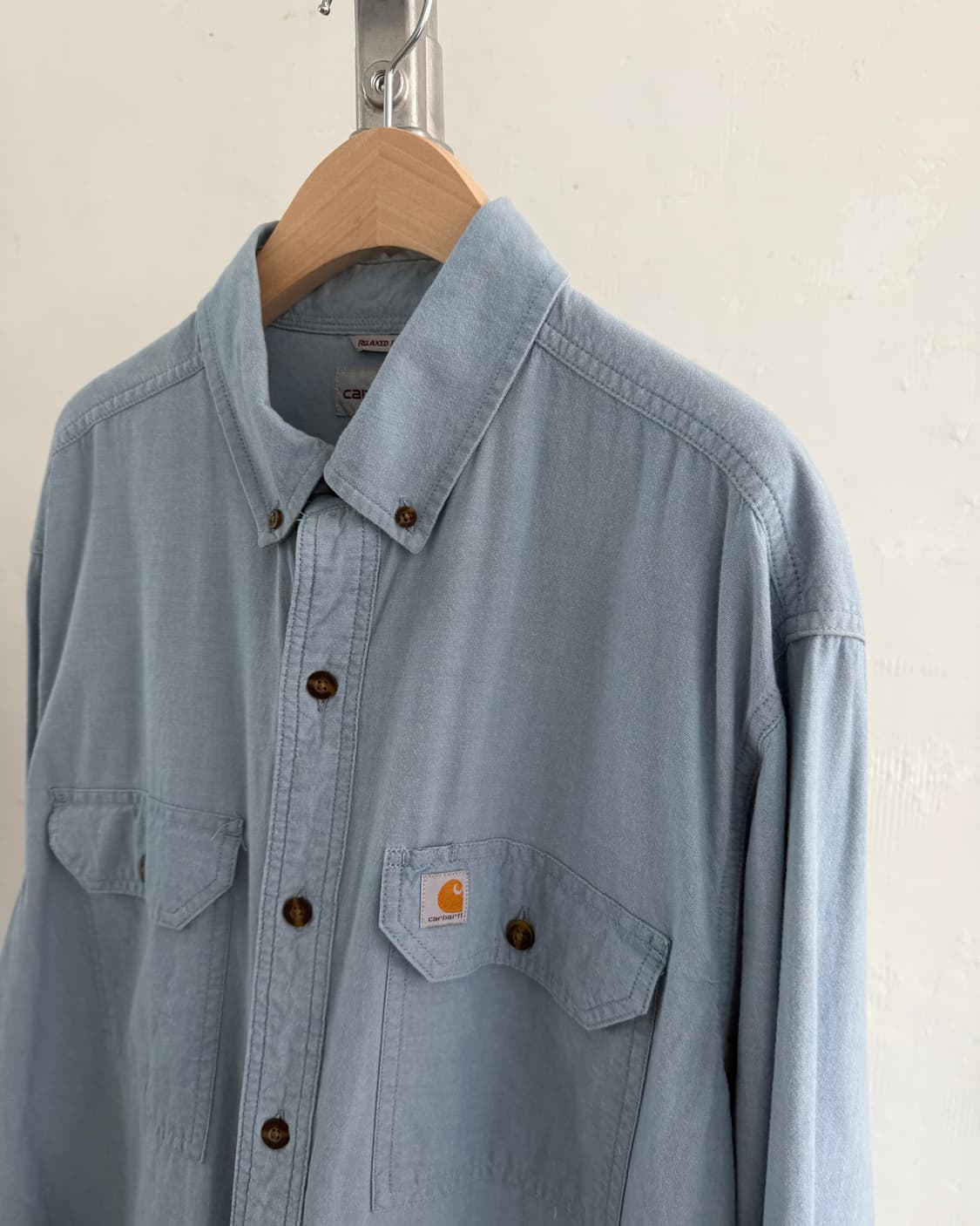 Carhartt 칼하트 포켓 데님 셔츠 상품이미지7