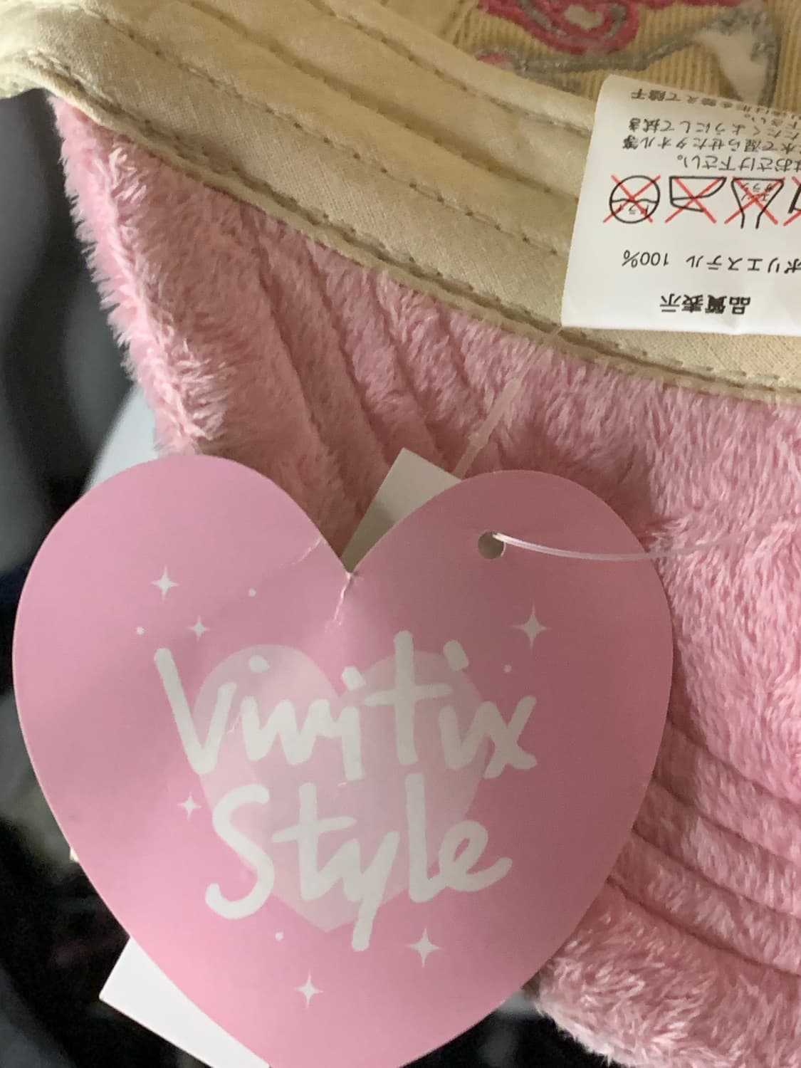 갸루 챠미키티 퍼 캡모자 상품이미지4