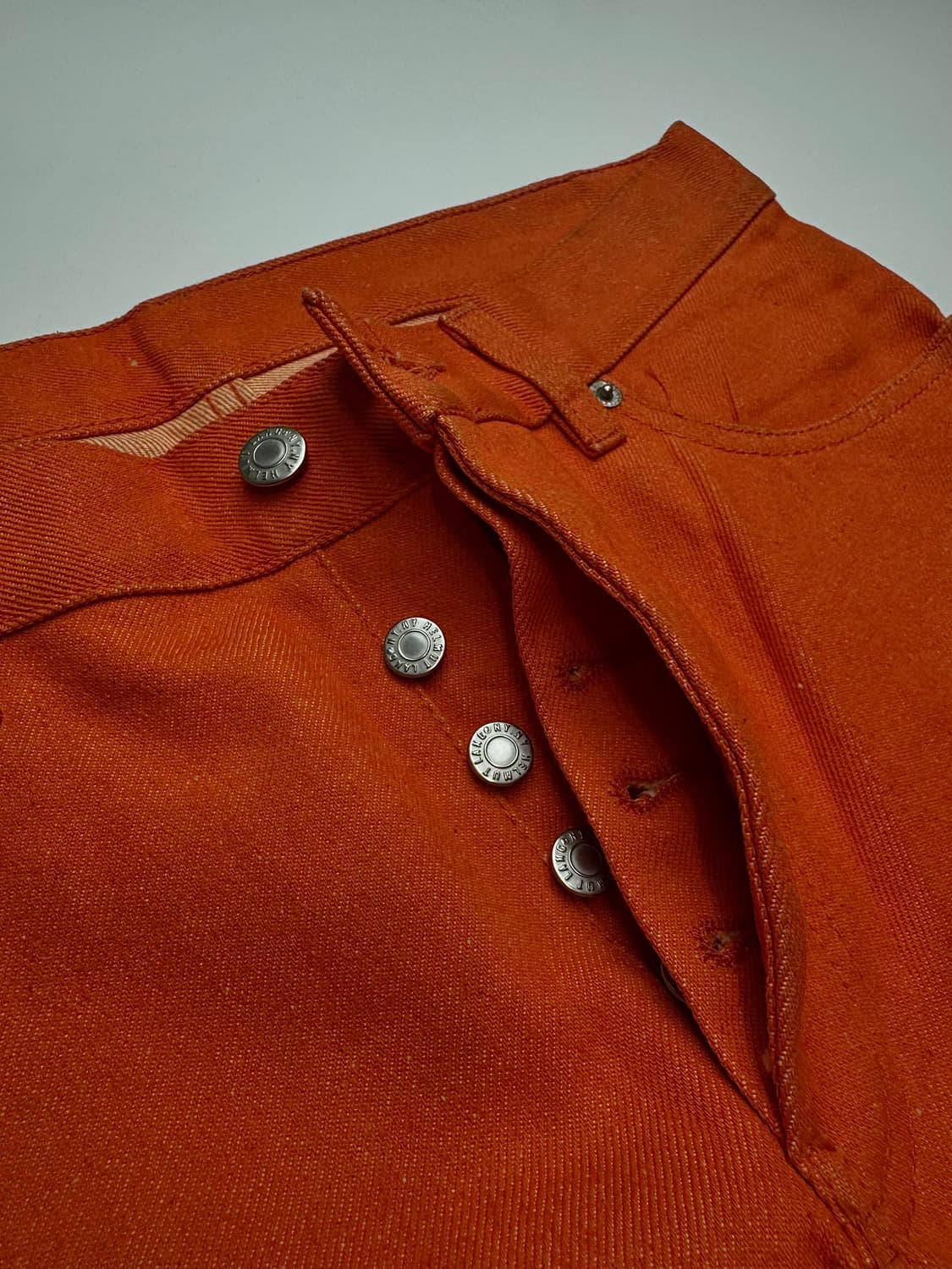 Helmut Lang Safety Orange Raw Denim 상품이미지4