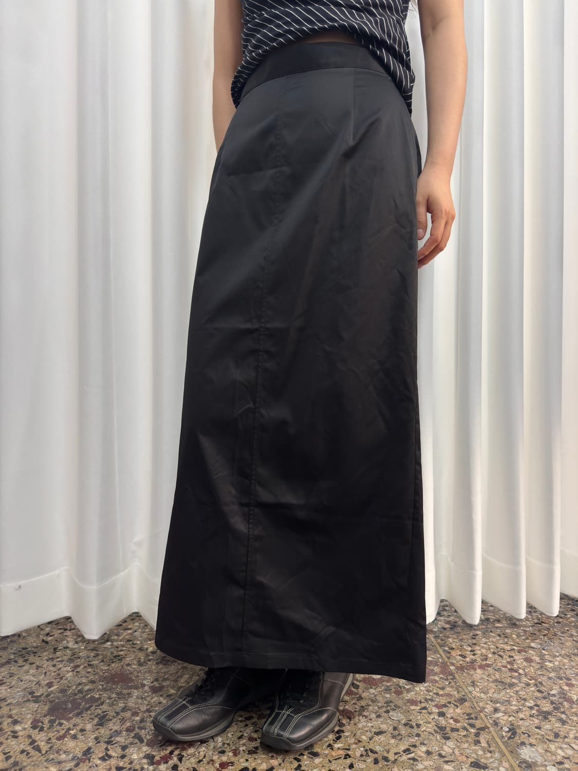 glossy long skirt 상품이미지3