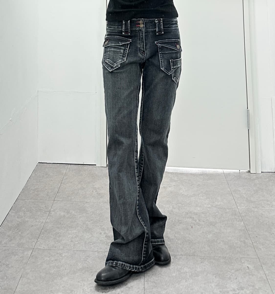 JPN boots cut pocket detail denim pants 상품이미지2