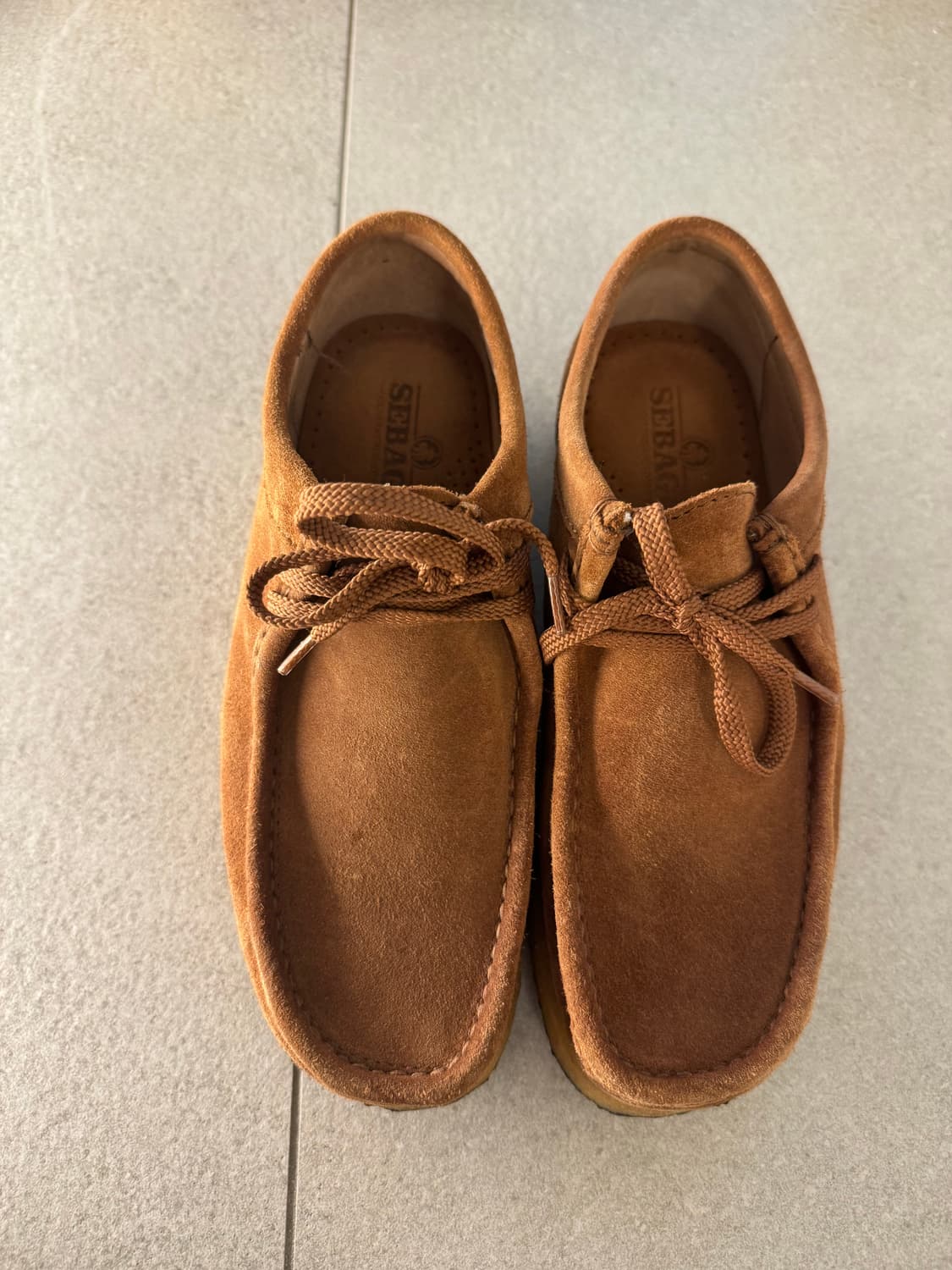 세바고 스웨이드 모카신 260mm 사이즈미스로 1번착용 상품이미지1