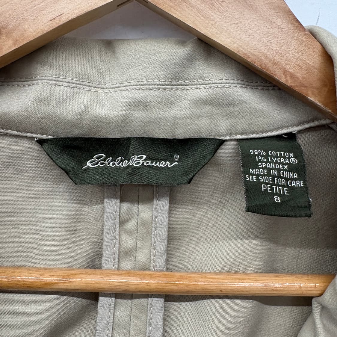 에디바우어 베이지 면 자켓 여성 S 상품이미지4