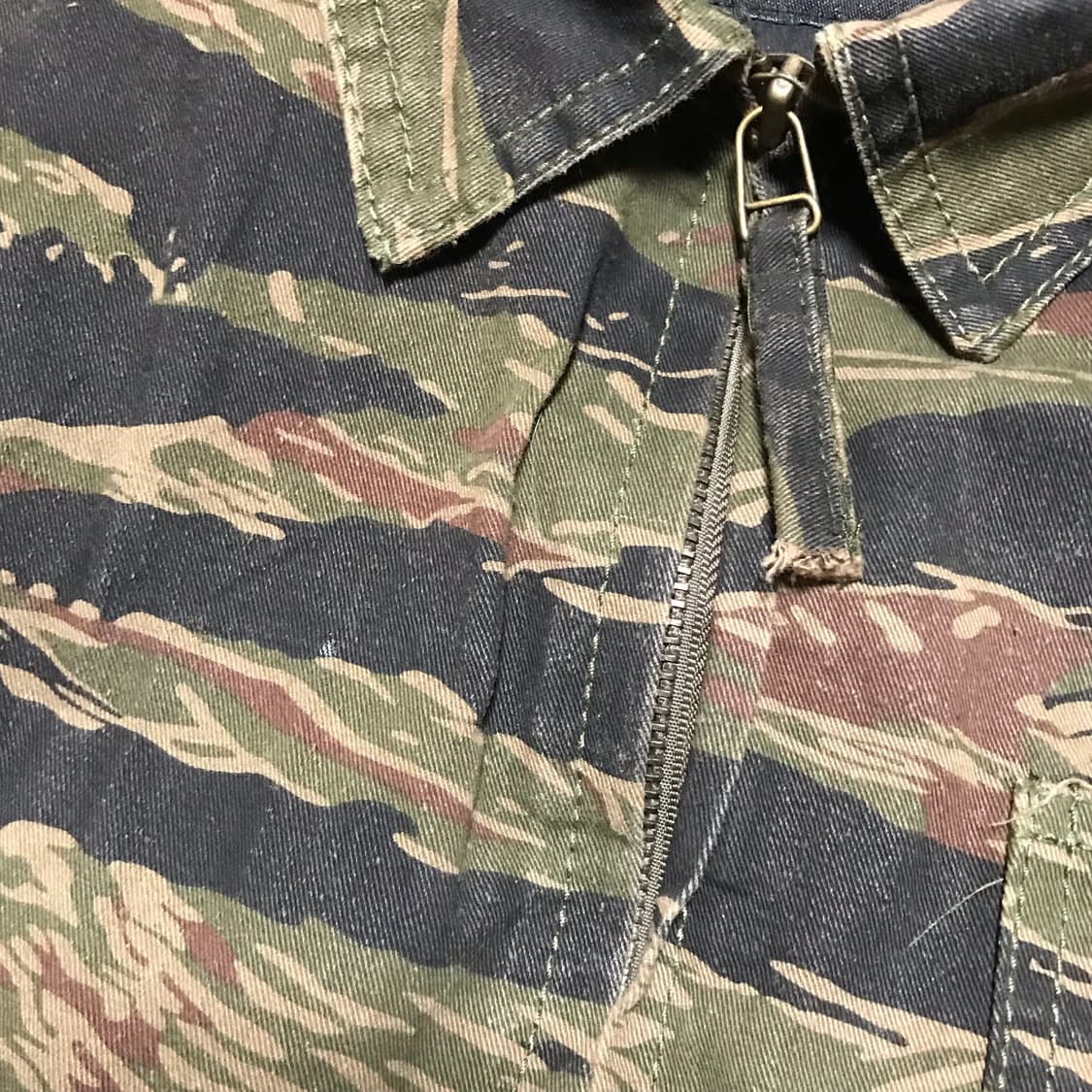 재팬 밀리터리 타이거 카모 bdu 워크 자켓 상품이미지5