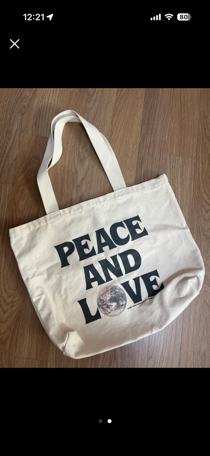 스투시 피스앤러브 에코백  상품이미지2