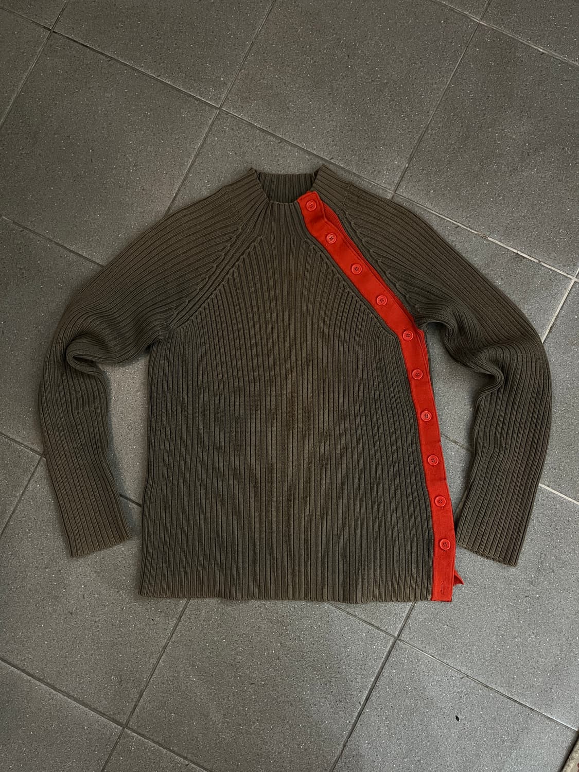 아르마니 익스체인지 사선 니트 상품이미지1