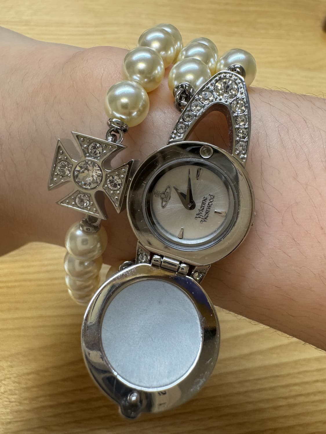 급처 비비안 웨스트우드 진주 시계 / 희귀 / 새상품급 상품이미지2