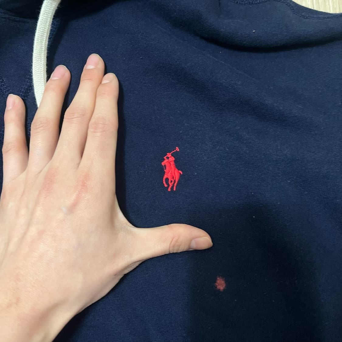 폴로 랄프로렌 베이직 기모 후드티 L/100 상품이미지4