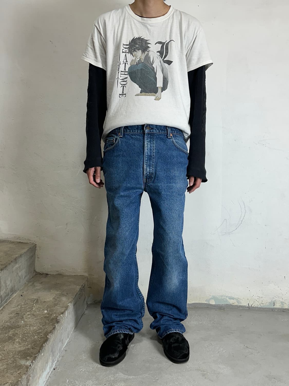 80’s USA 빈티지 리바이스 517 부츠컷 체인스티치 상품이미지2