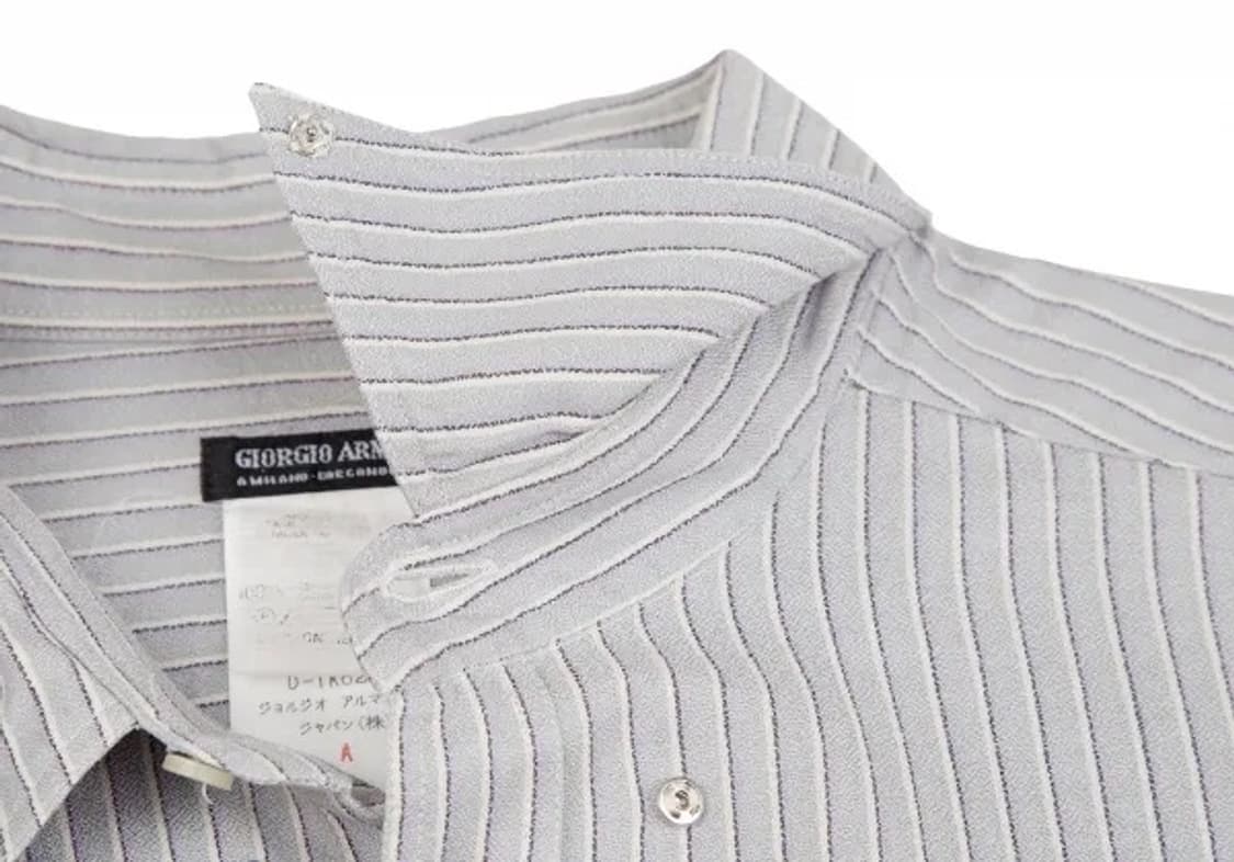 조르지오 아르마니 실크 스트라이프 셔츠 상품이미지3