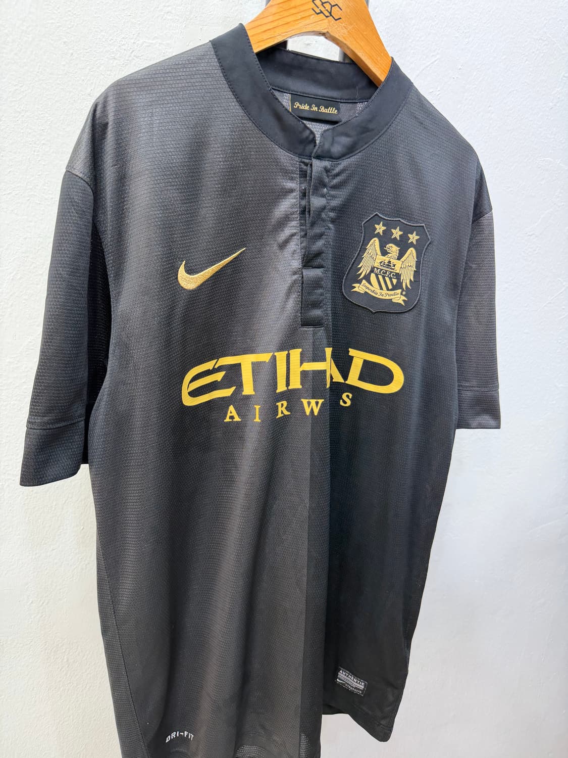 정품) 나이키 맨체스터시티 13-14 어웨이 36번 유니폼 M 상품이미지2