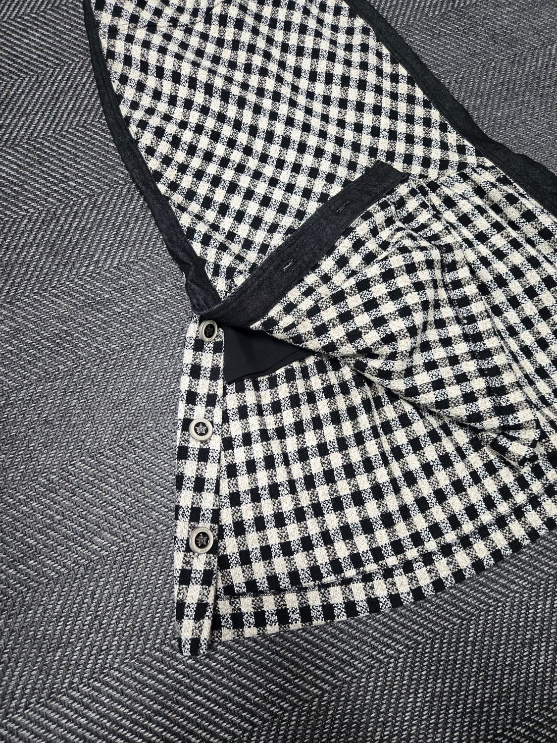 오즈세컨 체크 플레어 스커트 상품이미지3