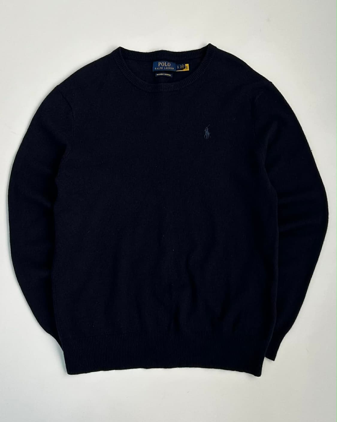 [S] 폴로 랄프로렌 워셔블 캐시미어100 크루넥 니트 스웨터 상품이미지1
