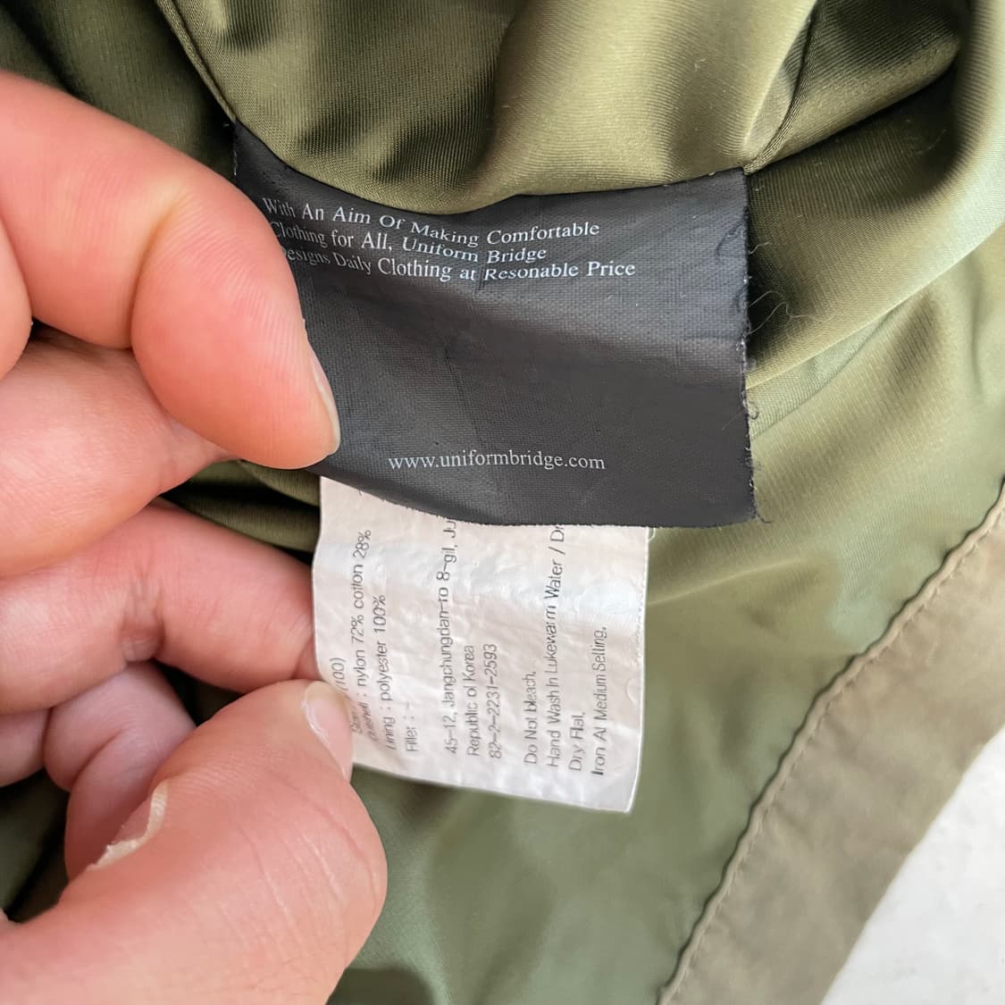 Uniform bridge 불릿 포켓 나일론 베스트 상품이미지6
