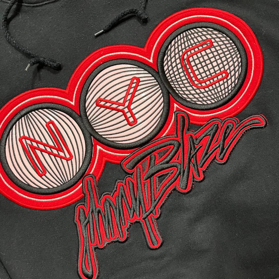 조니 블레이즈 NYC 90s 스펠 아웃 힙합 다크 후디 상품이미지5