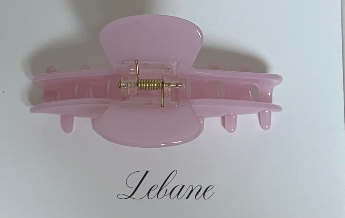 풀박) 르베인 비비안 바렛 헤어집게 헤어클립 핑크 상품이미지4