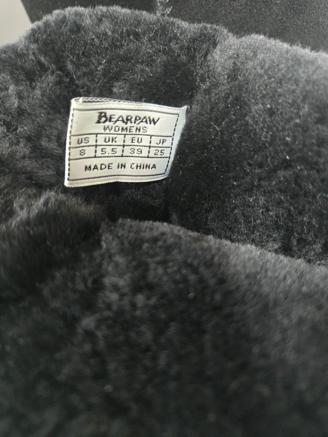 베어파우 블랙 스웨이드 여성 부츠250 상품이미지8