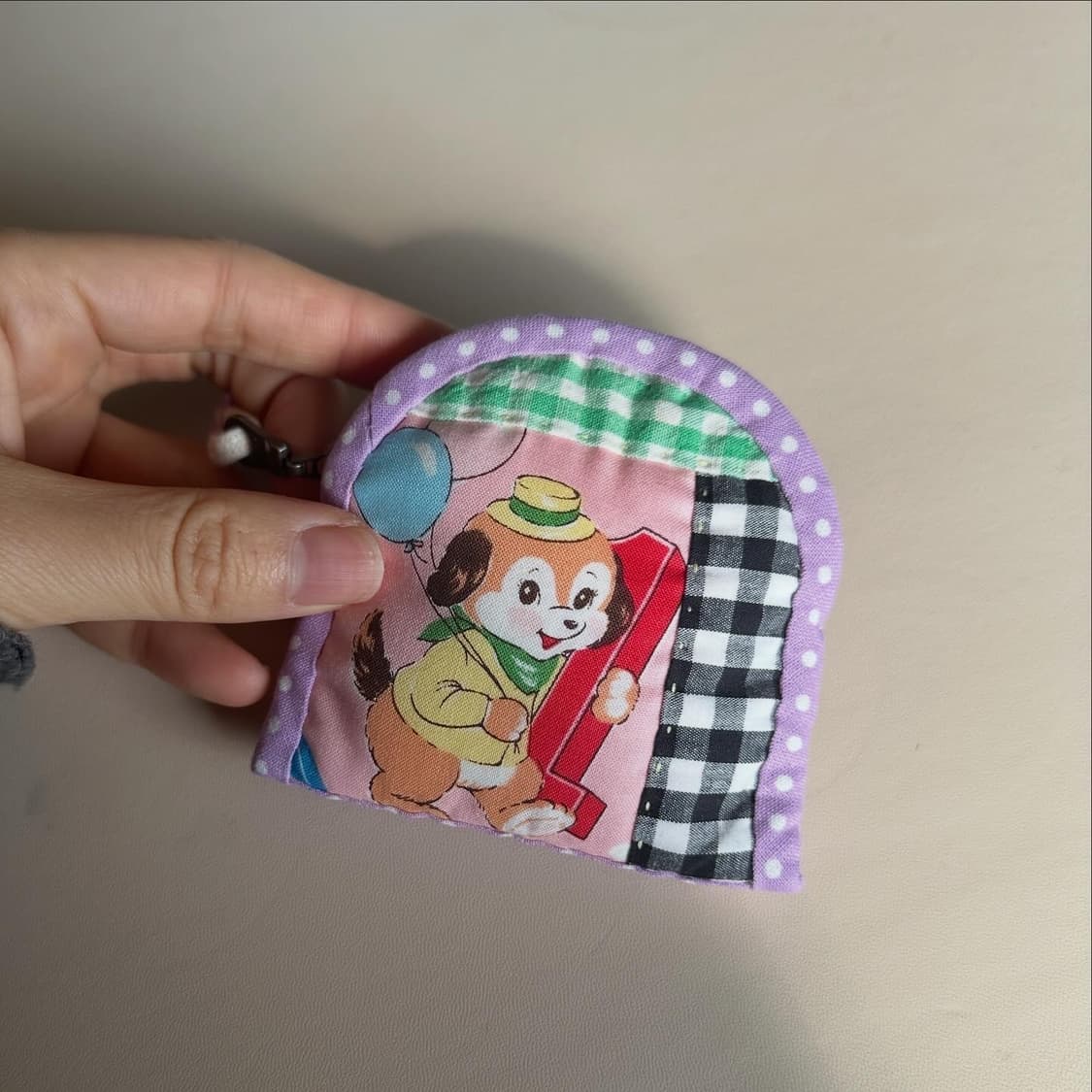 퀼트 동전지갑 / 에어팟파우치 / 작은파우치 / 키링 상품이미지1