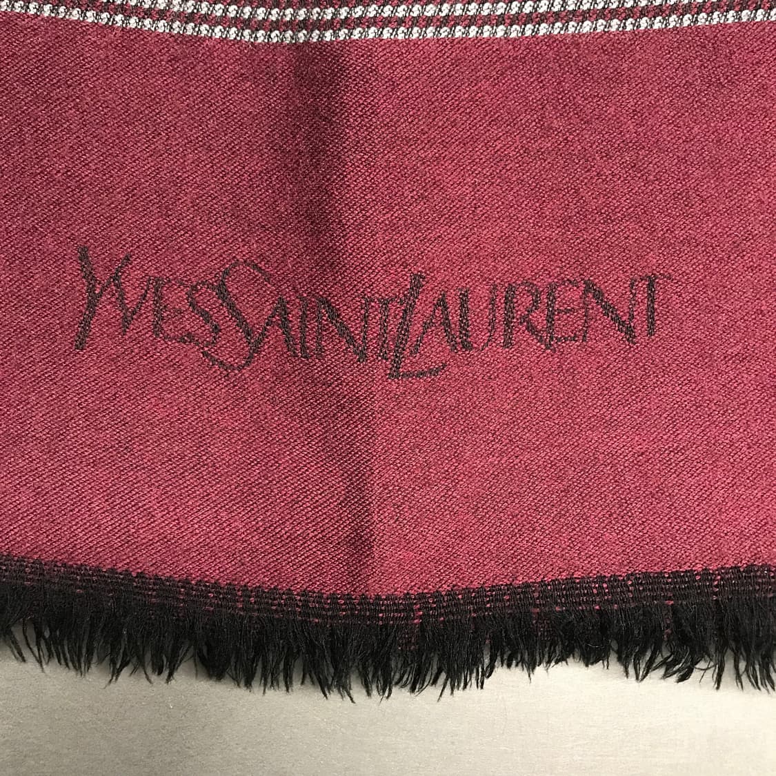 YSL 입생로랑 실크 혼방 머플러 상품이미지4