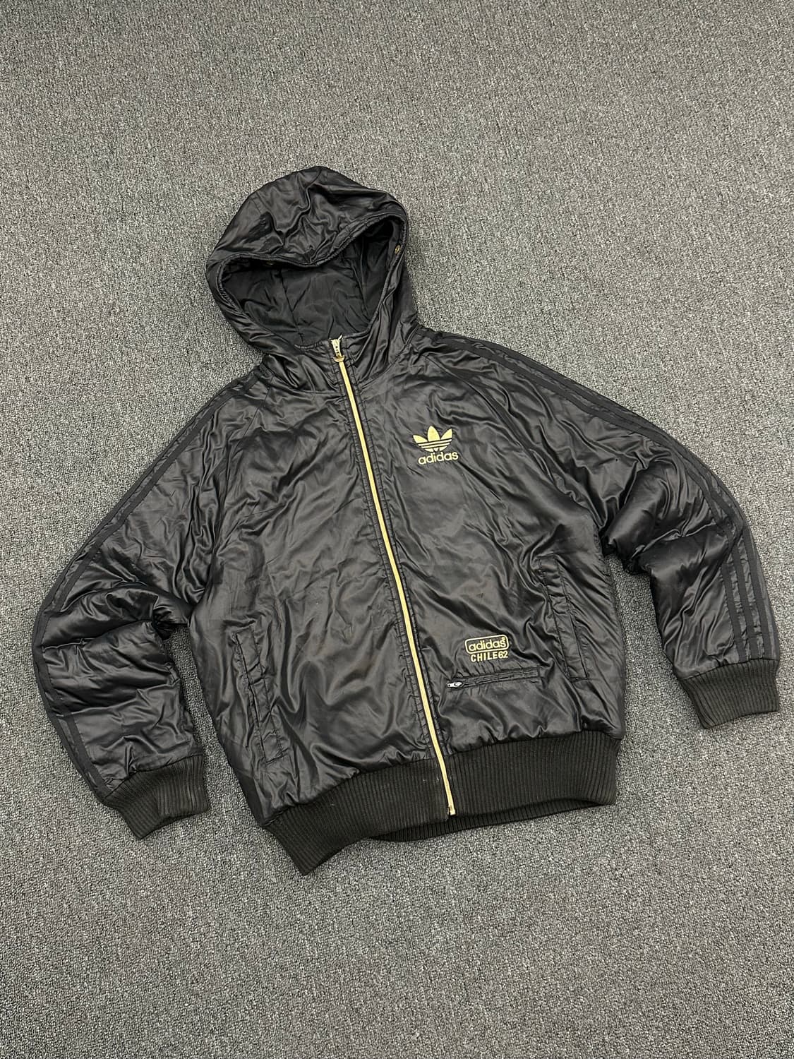 M)아디다스 빈티지 파이어버드 글로시 트랙 패딩자켓 상품이미지2