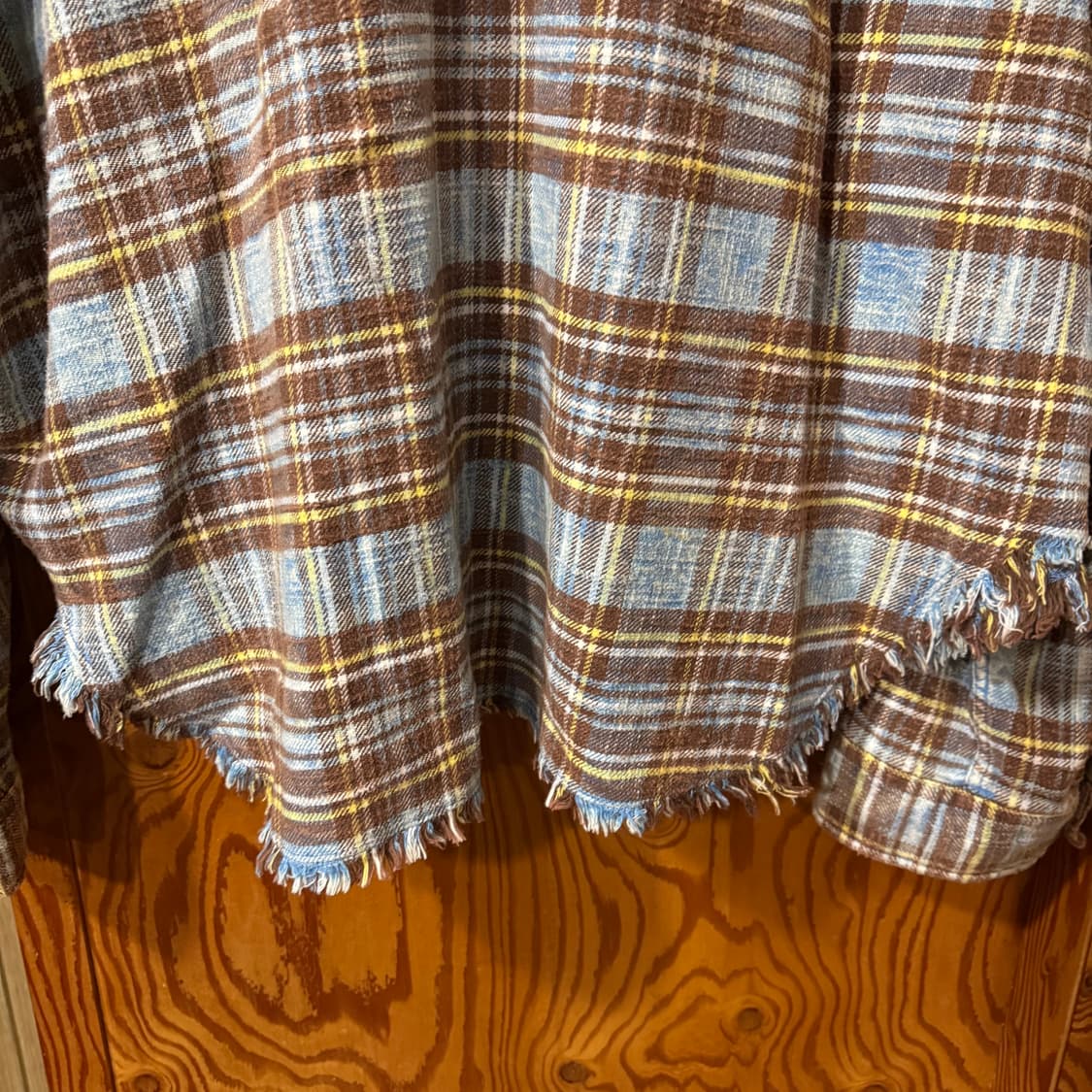 R13(알써틴,알썰틴) 스레드 체크 셔츠 상품이미지8