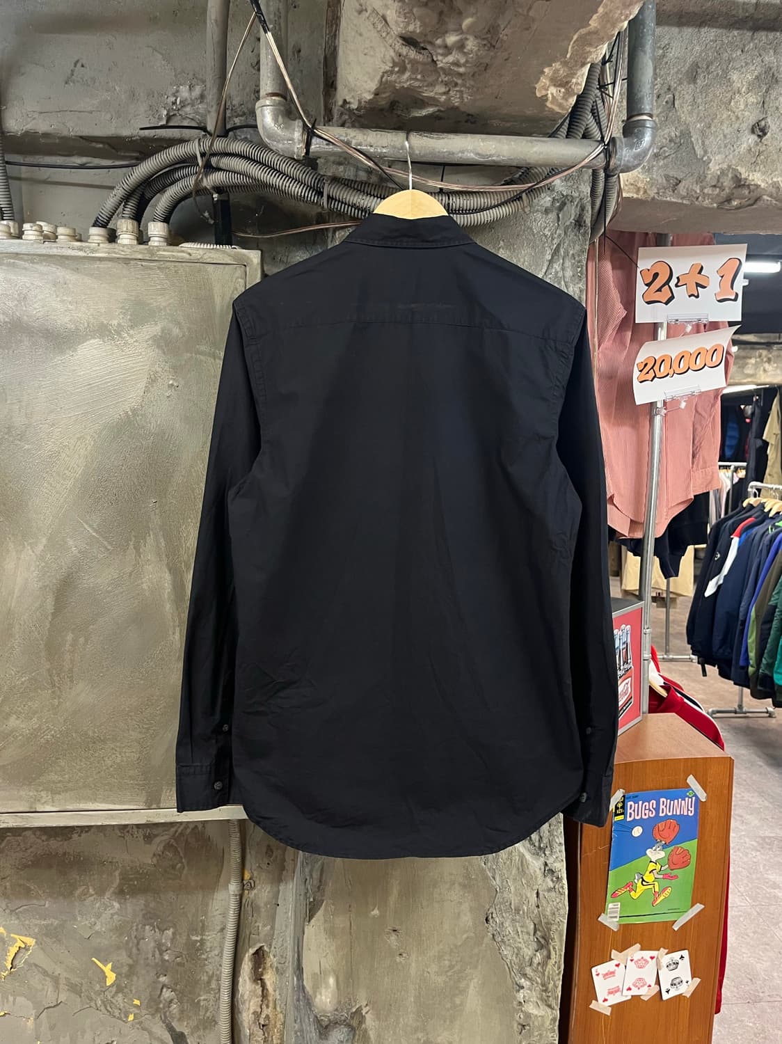 캘빈 클라인 셔츠 블랙 M #csz3281 상품이미지2