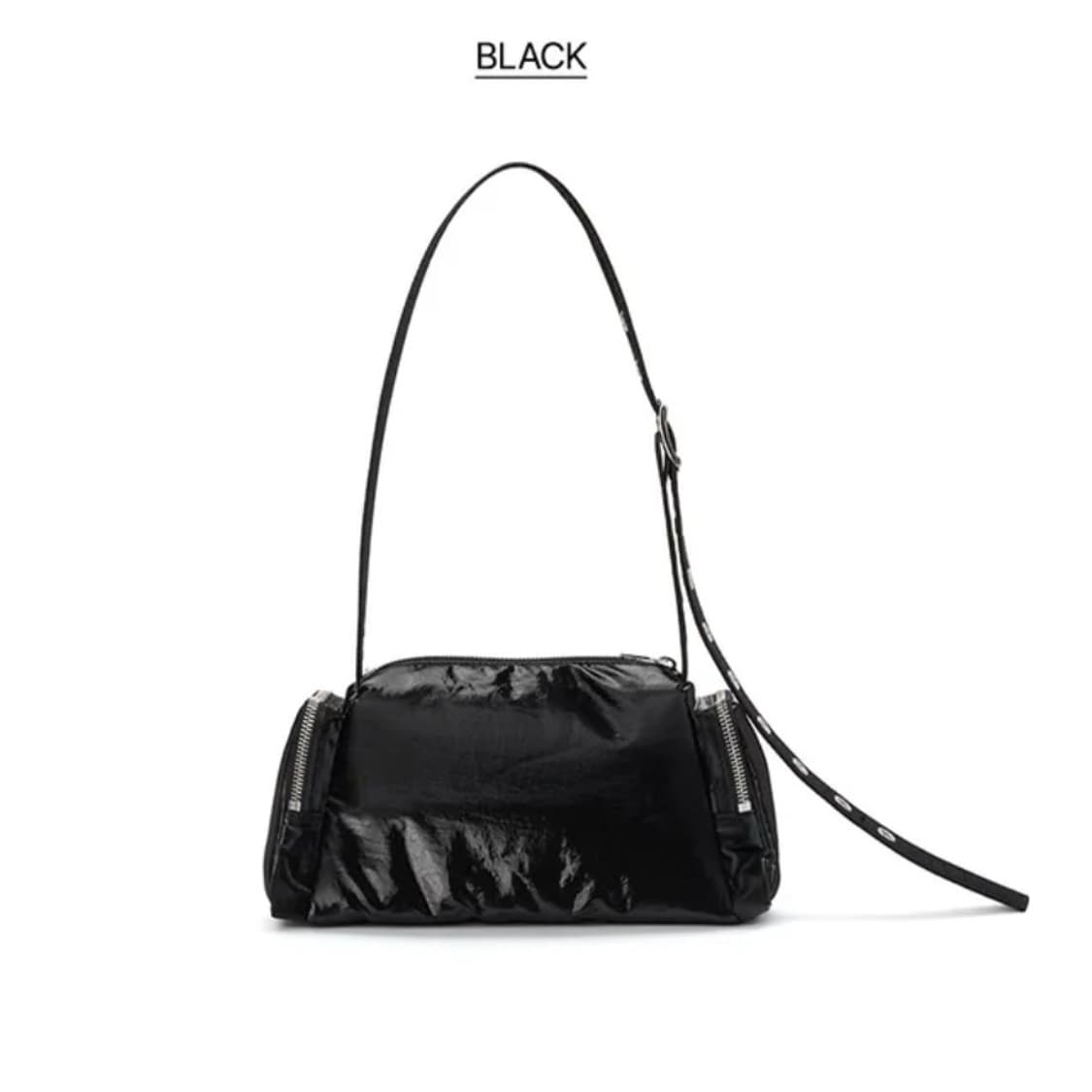 LCDC EYELET BELT-STRAP BAG (BLACK) 상품이미지8