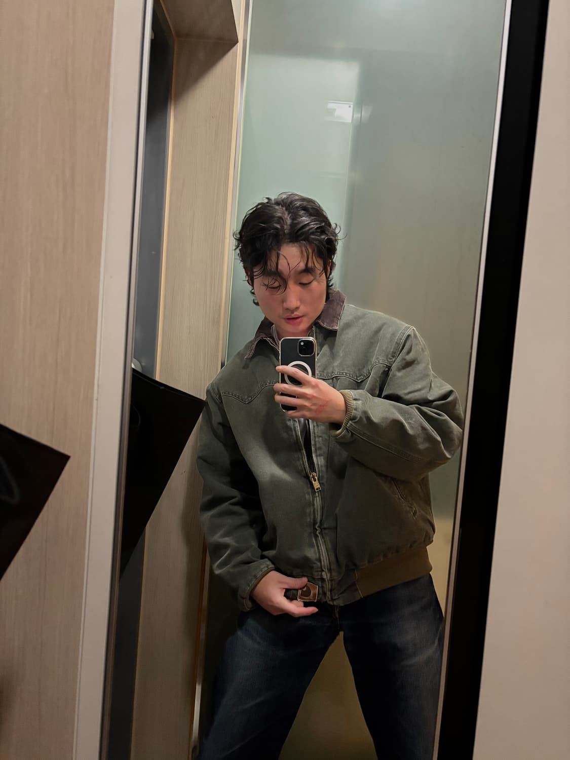 칼하트 산타페 j14 모스그린 상품이미지2