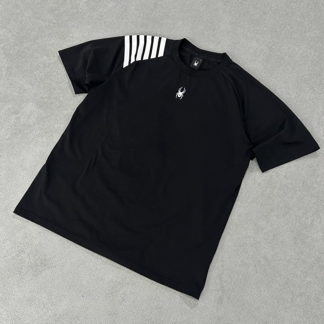 스파이더 신형 반팔 티셔츠 화이트 라인 105 상품이미지1