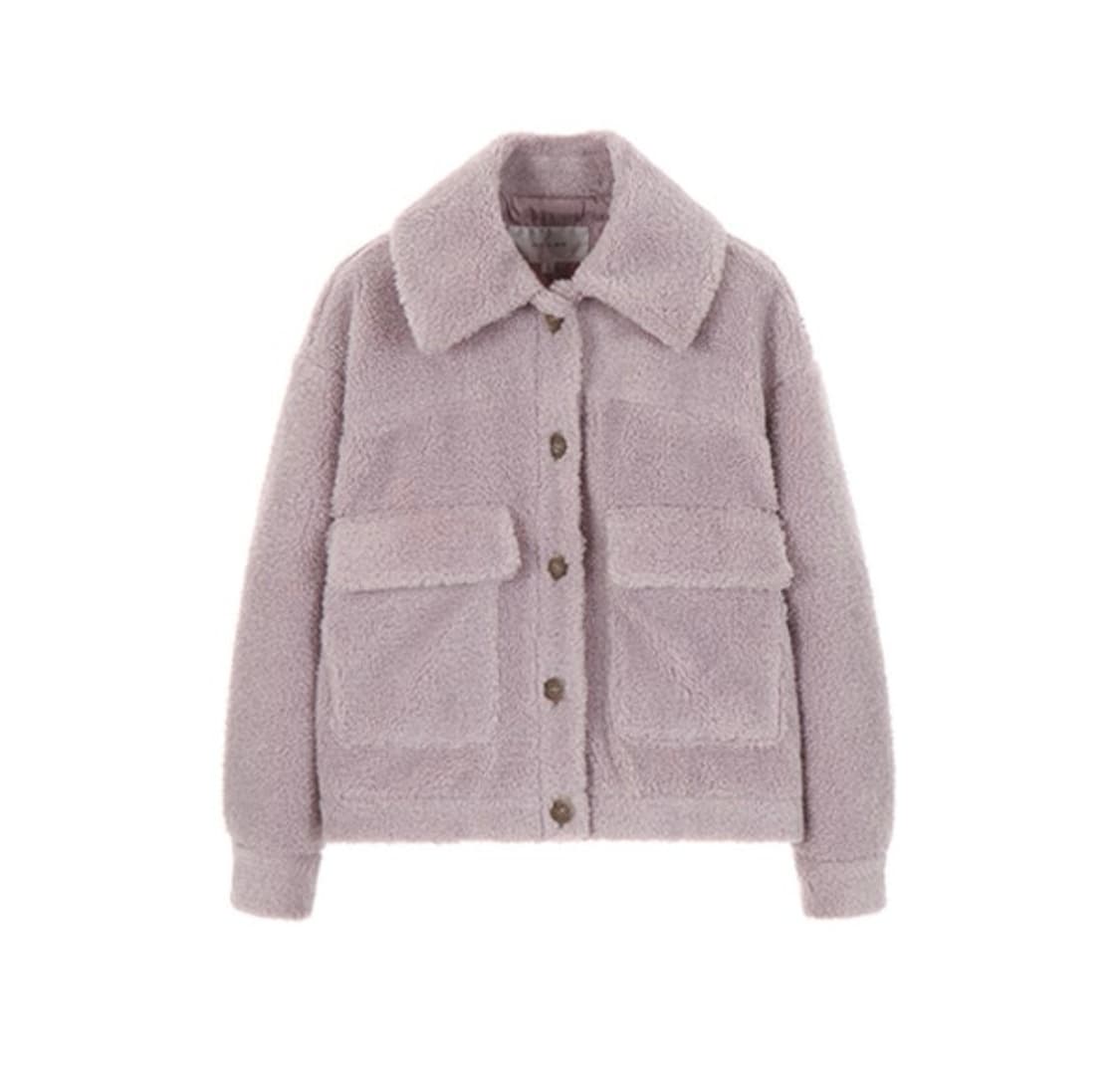 온앤온 뽀글이 테디베어 점퍼 (차정원 착용) 상품이미지1