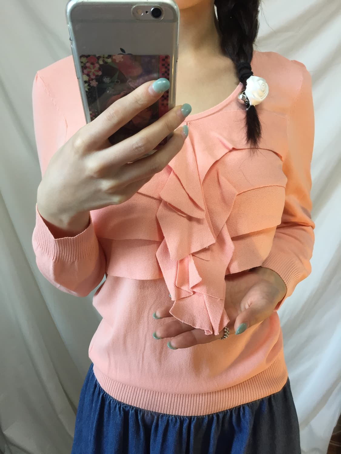 프릴 코랄 탑 상품이미지7