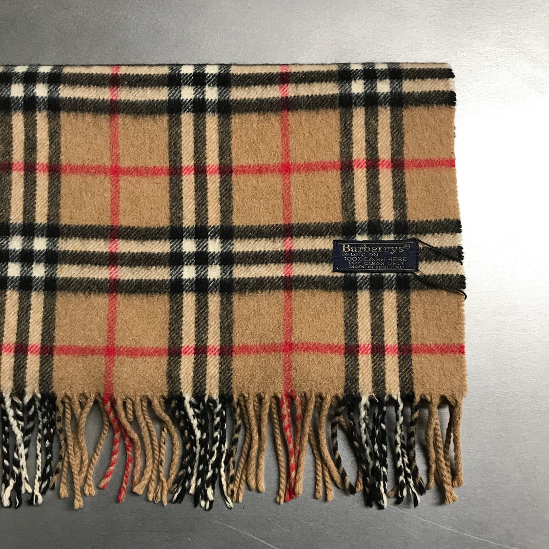 버버리 정품 캐시미어 머플러 베이지 상품이미지2