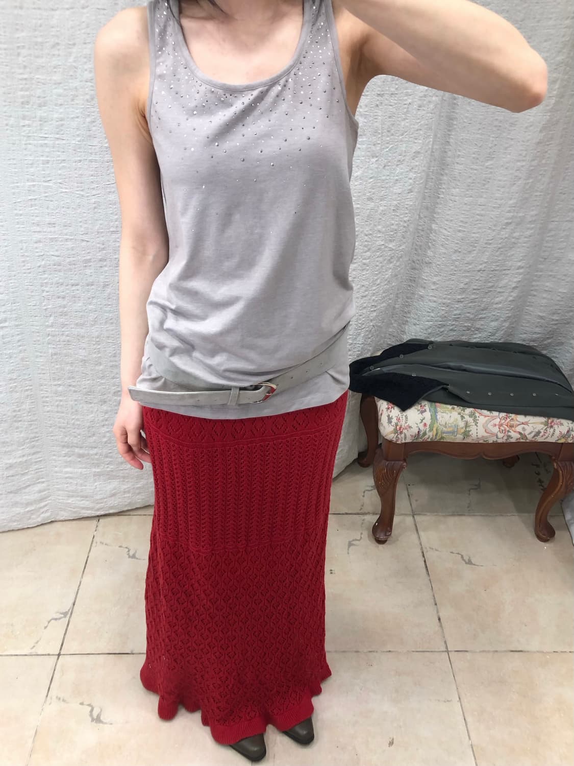 sparkle point sleeveless 상품이미지2