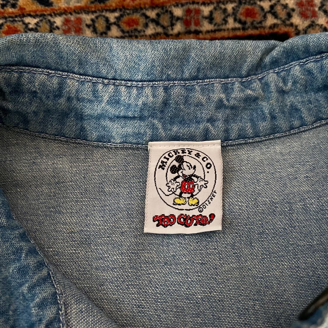 🌊90s USA mickey western shirts 상품이미지6