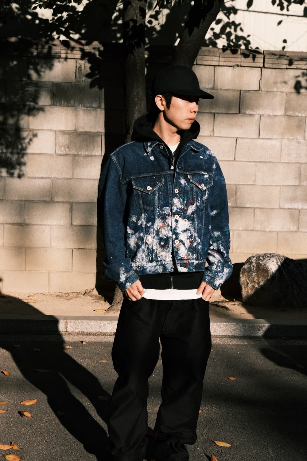 HERILL 헤릴 스플래쉬 데님 자켓 splash denim jacket 상품이미지2