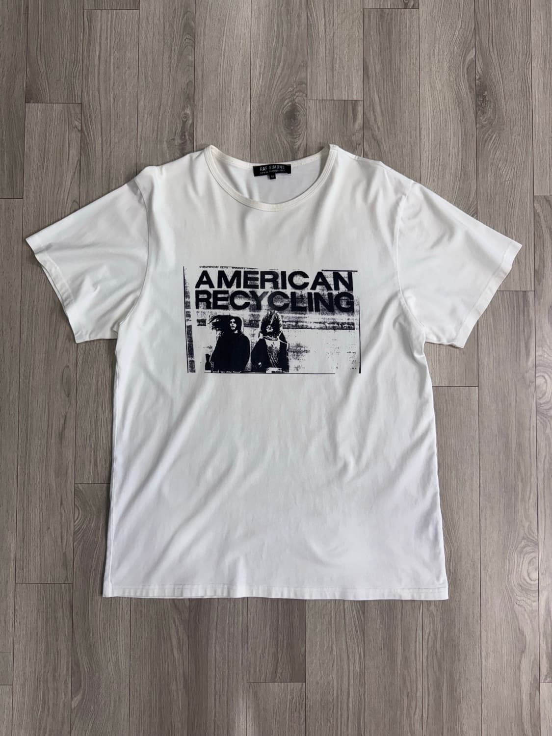 라프시몬스 02SS AMERICAN RECYCLING 반팔 티셔츠 상품이미지1