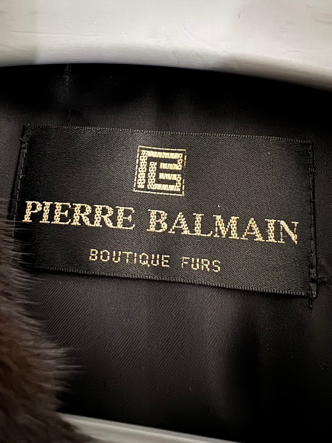 피에르발망 블랙그라마 롱 밍크 코트 상품이미지4