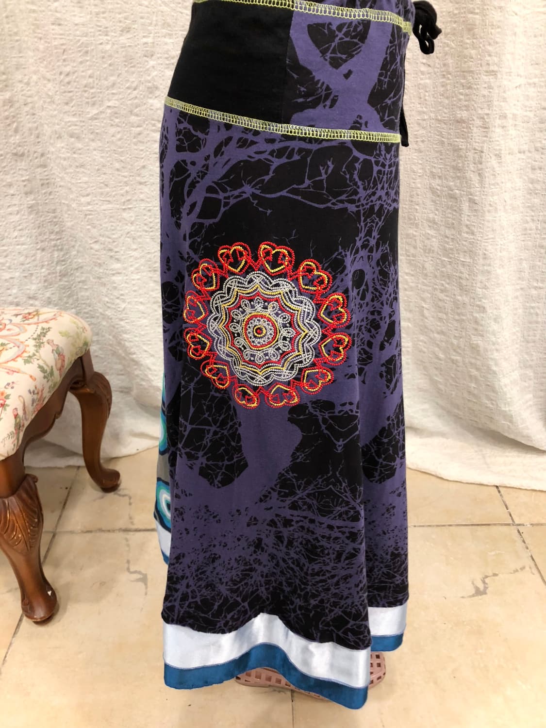 Patterns string skirt 상품이미지5