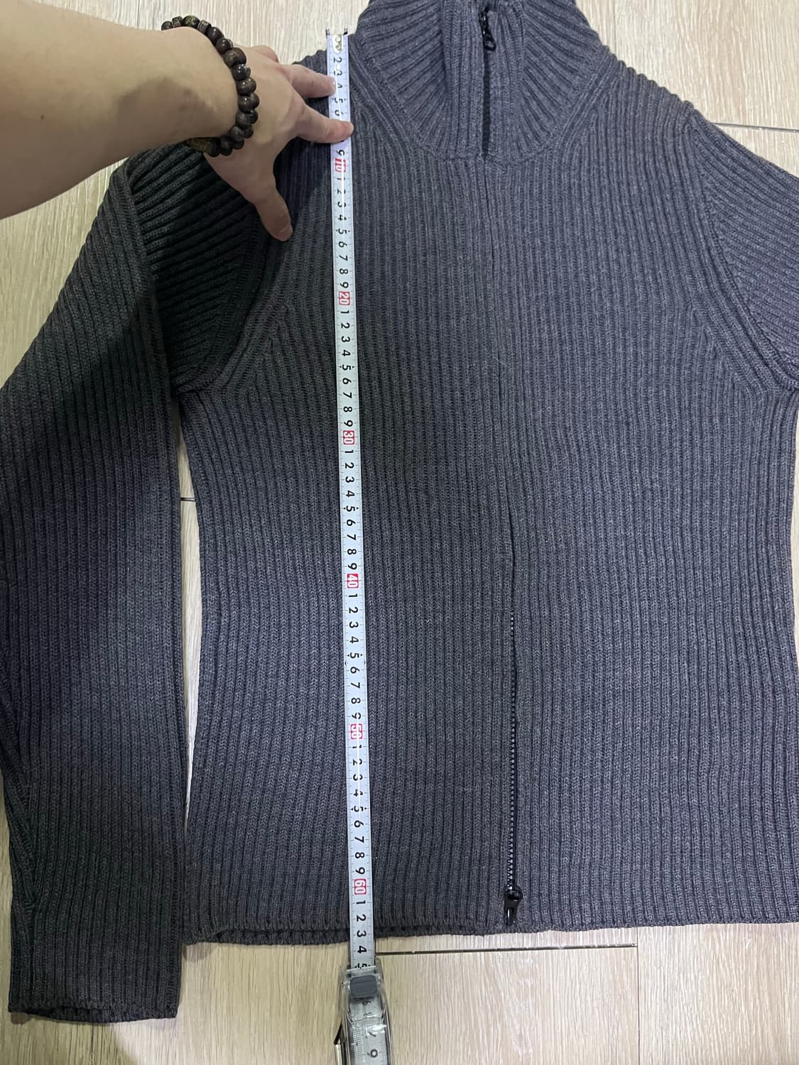 스톤아일랜드 골지 니트집업 s 상품이미지5